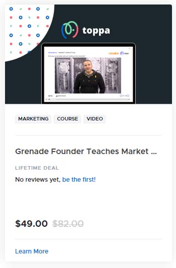 Grenade Founder Teaches Market